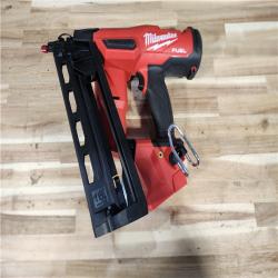 HOUSTON LOCATION - AS-IS Milwaukee  FUEL 18-Volt Lithium-Ion Brushless Cordless Gen II 16-Gauge Angled Finish Nailer (Tool-Only)