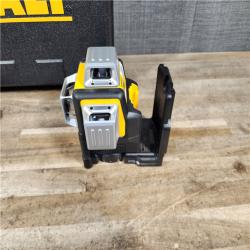 HOUSTON LOCATION - AS-IS DEWALT 12V MAX Lithium-Ion 100 ft. Green Self-Leveling 3-Beam 360 Degree Laser Level with 2.0Ah Battery  Charger and Case