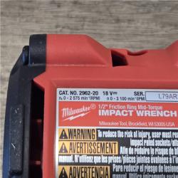 AS-IS Milwaukee FUEL Gen-2 18V Cordless Mid Torque 1/2 in. Impact Wrench (Tool-Only)