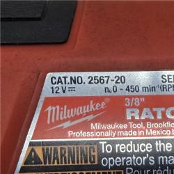 AS-IS Milwaukee M12 FUEL 3/8 High Speed Cordless Ratchet Kit