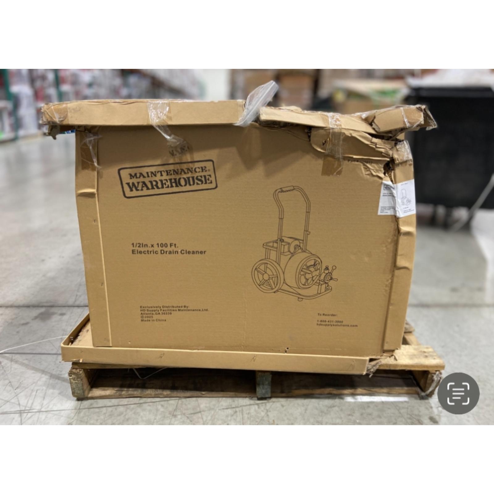 DALLAS LOCATION - Maintenance Warehouse® 1/2 In. X 100 Ft. Electric Drain Cleaner