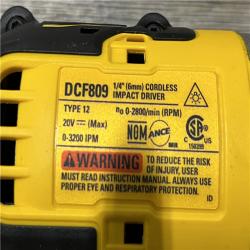 AS-IS DEWALT Atomic 20V Max Lithium-Ion Brushless Cordless Compact 1/4 in. Impact Driver Kit