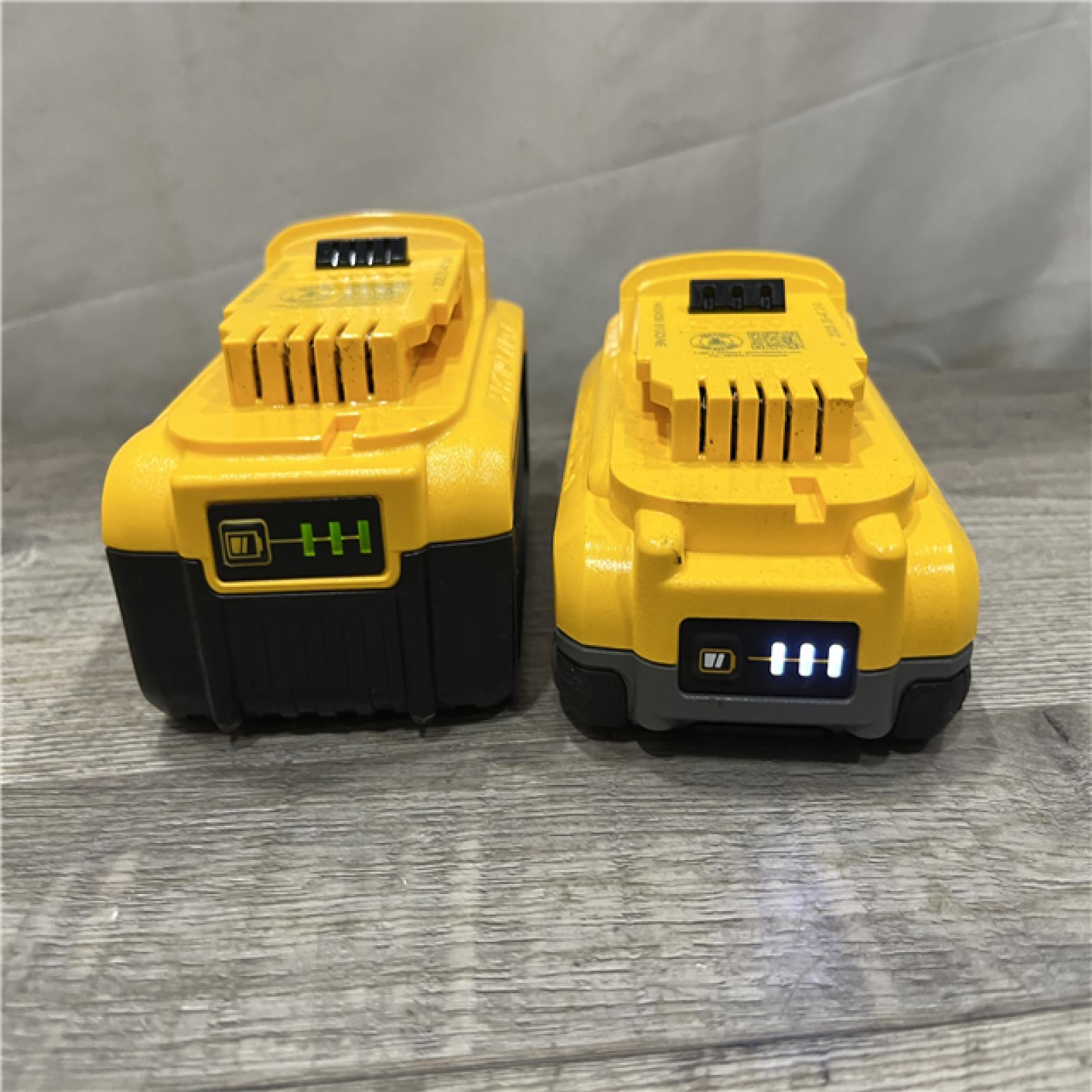 AS-IS DEWALT 20V MAX Lithium-Ion Starter Kit with 4.0 Ah and 5.0 Ah Batteries and Charger