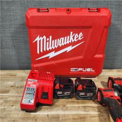 HOUSTON LOCATION - AS - IS Milwaukee FUEL 18V Lithium-Ion Brushless Cordless Hammer Drill and Impact Driver Combo Kit
