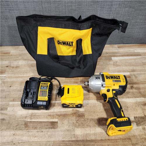 HOUSTON LOCATION - AS - IS DEWALT 20V MAX Lithium-Ion Cordless 1/2 in. Impact Wrench Kit