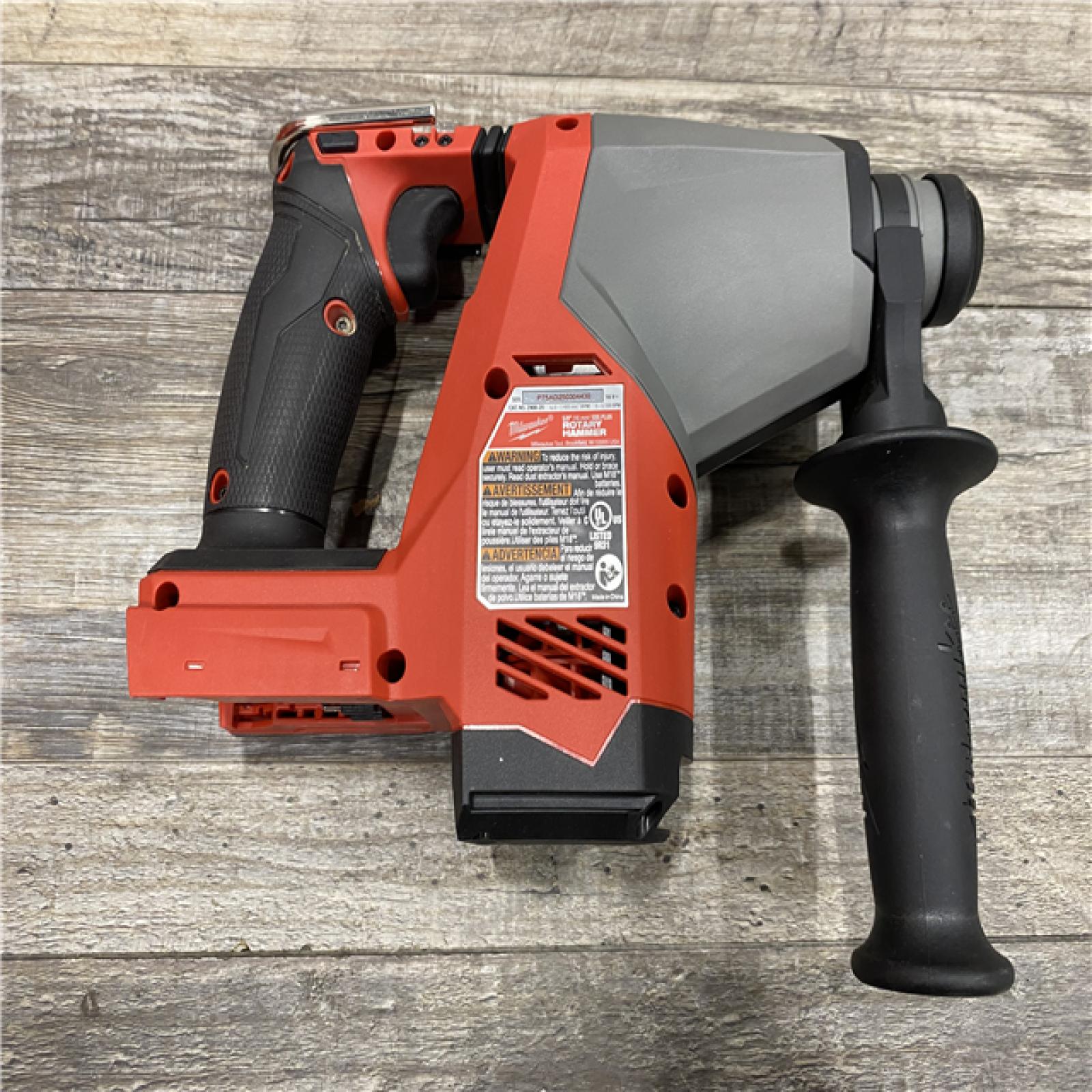 AS-IS Milwaukee  FUEL 18V Lithium-Ion Brushless Cordless 5/8 in. SDS-Plus Rotary Hammer (Tool-Only)