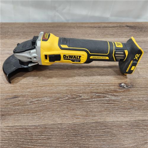 AS-IS DeWalt DCG405B 20V Max XR 4.5-Inch Slide Switch Small Angle Grinder (Tool Only)