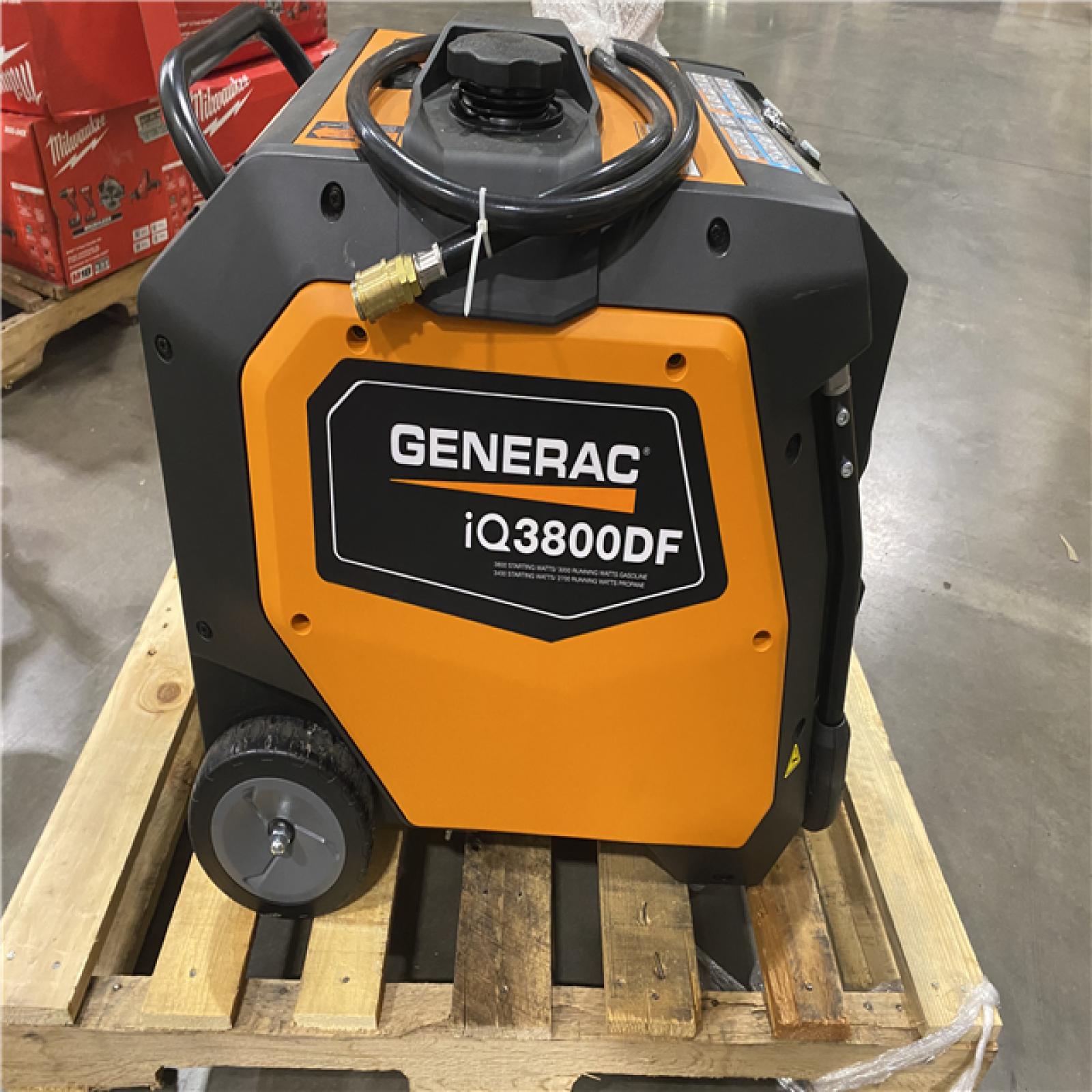 Dallas Location - As-Is Generac 3800/3000-Watt Dual Fuel Inveter Generator