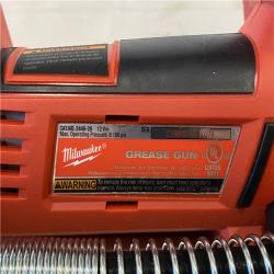 AS-IS Milwaukee 12V Lithium-Ion Cordless Grease Gun (Tool-Only)