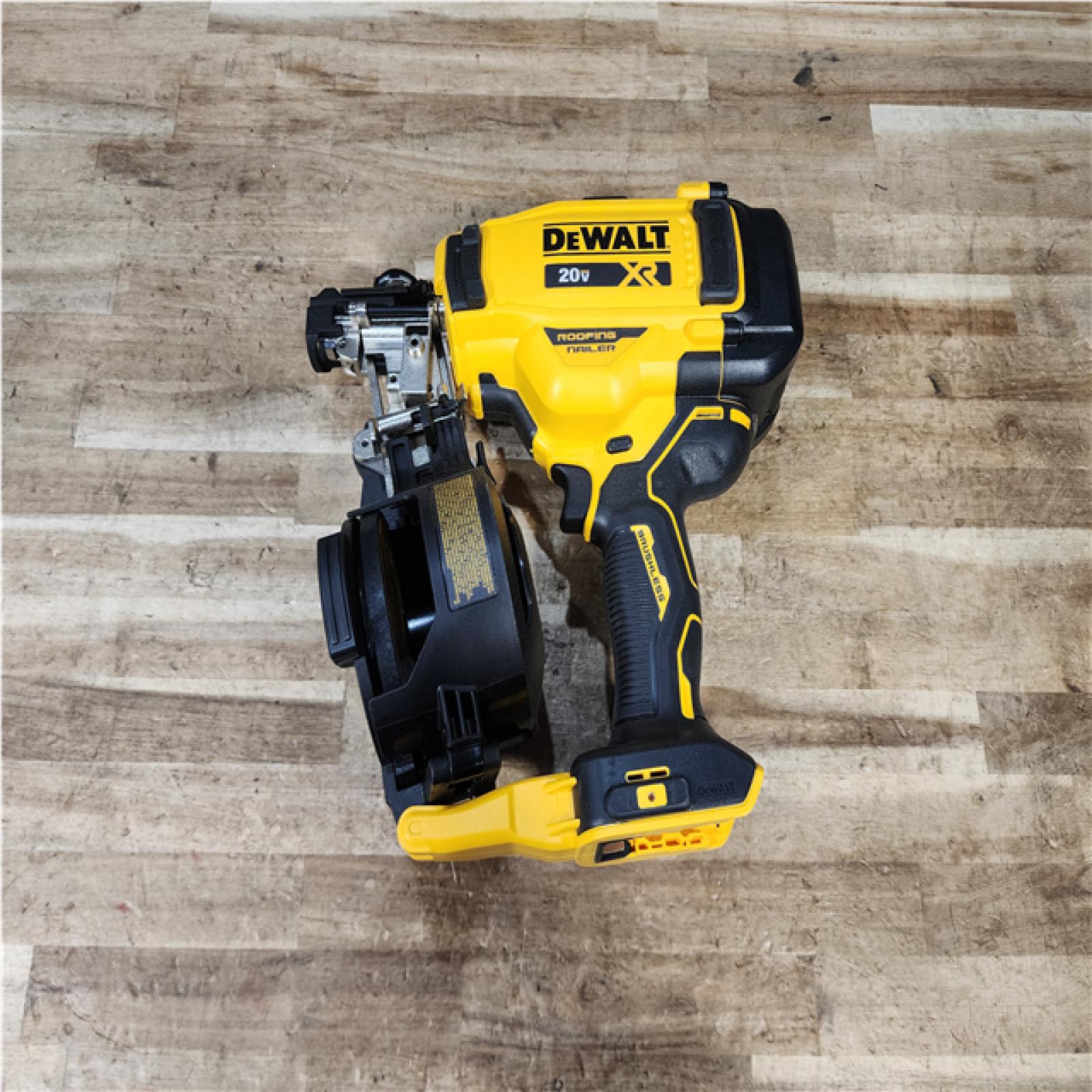 HOUSTON LOCATION - AS - IS DEWALT 20V MAX 15-Degree Electric Cordless Roofing Nailer (Tool Only)