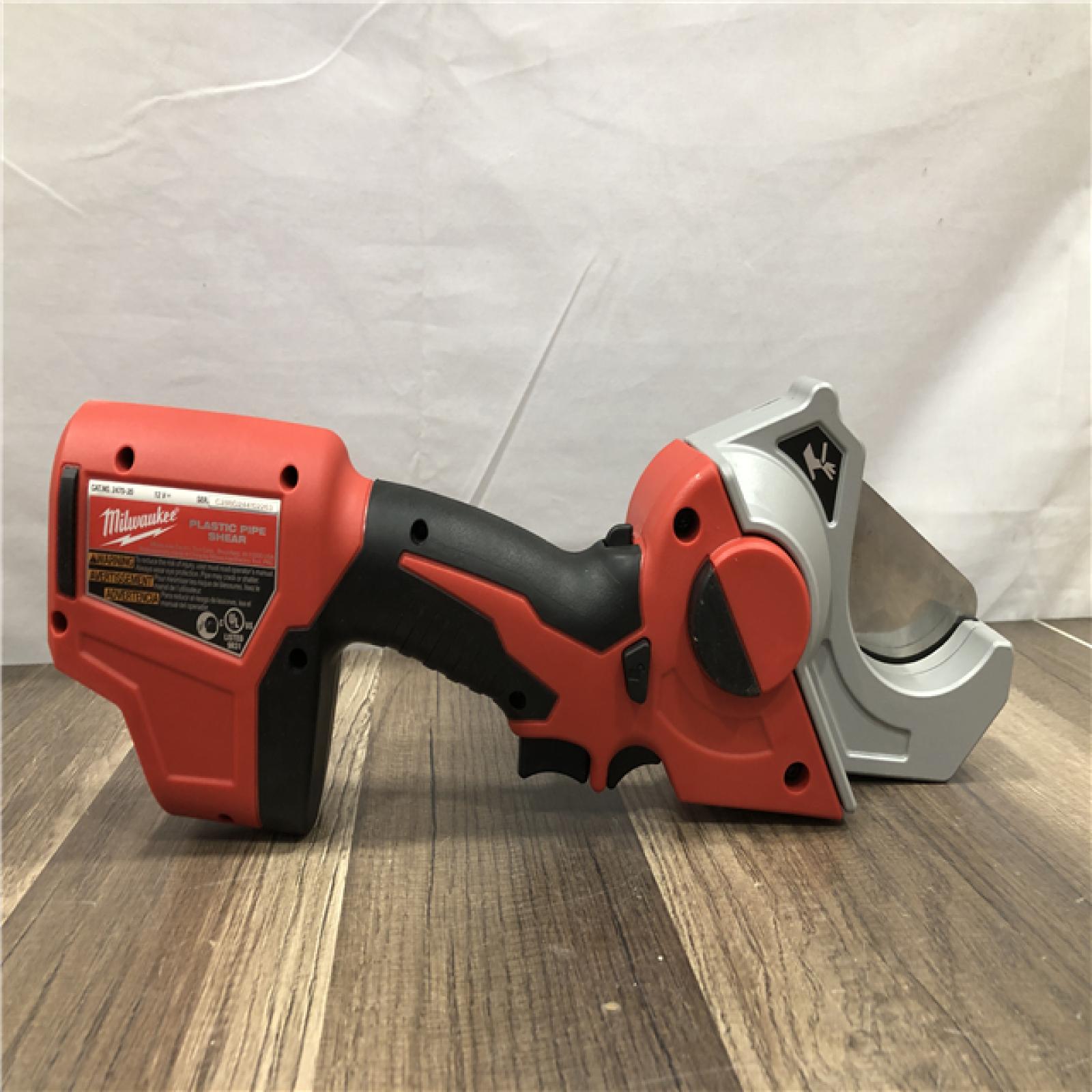AS-IS Milwaukee 12V Lithium-Ion Cordless PVC Pipe Shear (Tool-Only)