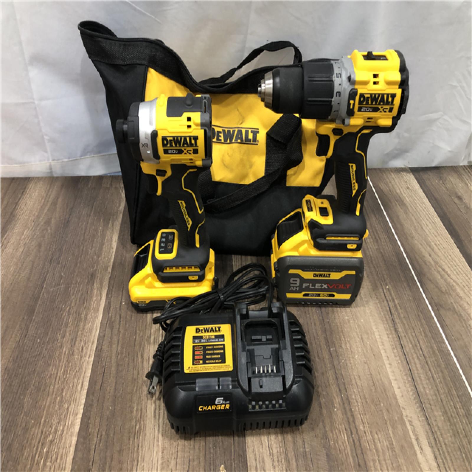 AS-IS DEWALT 20V Lithium-Ion Cordless 2-Tool Combo Kit