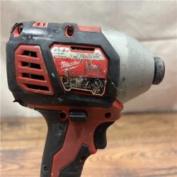 AS-IS MILWAUKEE M18 FUEL 18V Lithium-Ion Brushless Cordless Hammer Drill and Impact Driver Combo Kit (2-Tool) with 2 Batteries