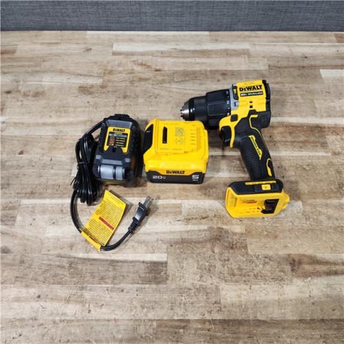 HOUSTON LOCATION - AS - IS DEWALT ATOMIC 20V Lithium-Ion Cordless 1/2 in. Hammer Drill Kit