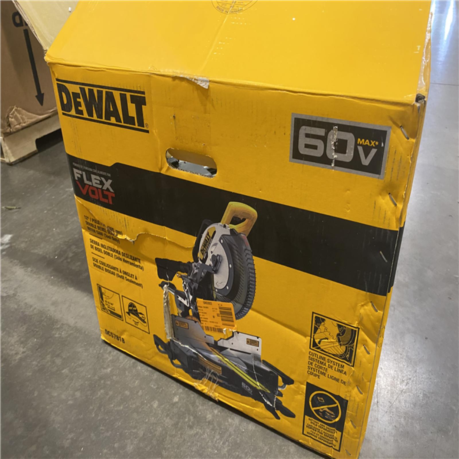 As-Is- DEWALT 60V Lithium-Ion 12 in. Cordless Sliding Miter Saw (Tool Only)