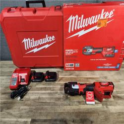 HOUSTON LOCATION - AS-IS (APPEARS LIKE NEW) M18 18-Volt Lithium-Ion Cordless FORCE LOGIC 600 MCM Crimper Kit W/(2) 2.0Ah Batteries, Charger, Hard Case