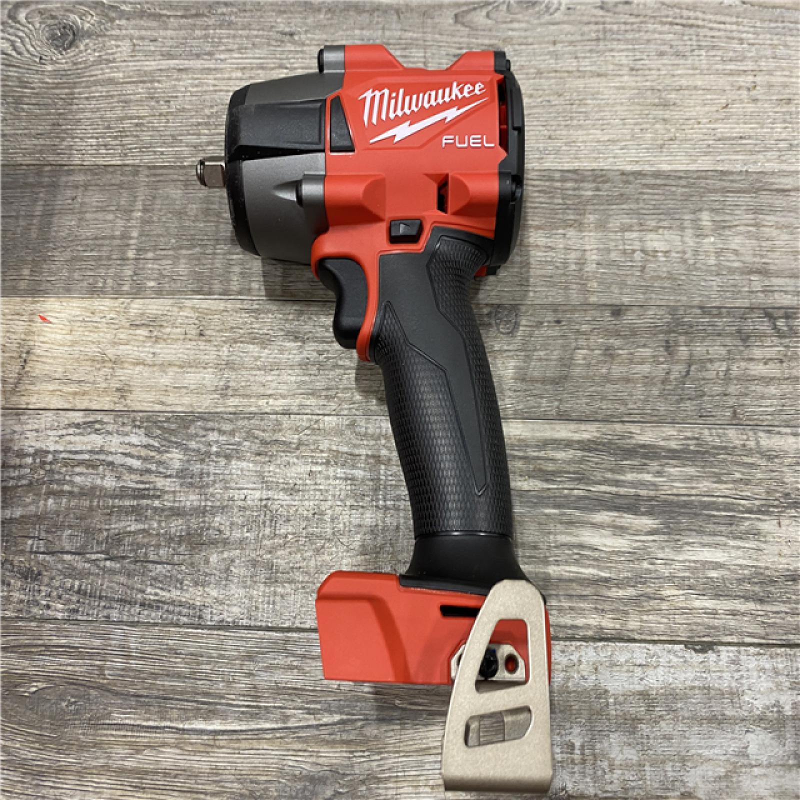 AS-IS Milwaukee FUEL 18V Lithium-Ion Brushless Cordless 3/8 in. Mid-Torque Impact Wrench with Friction Ring Kit