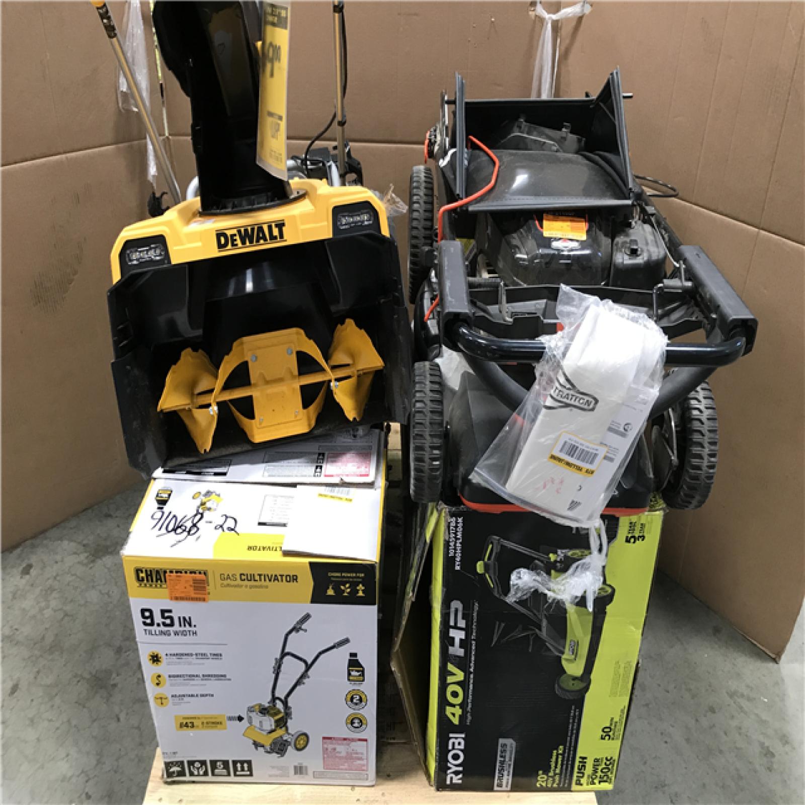California AS-IS OUTDOOR POWER EQUIPMENT