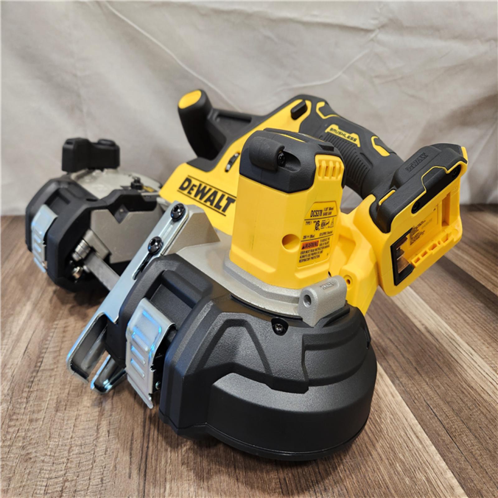 AS-IS- DEWALT 20-Volt MAX 3-3/8 in. Cordless Brushless Bandsaw (Tool-Only)