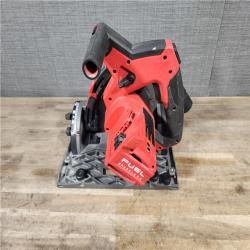HOUSTON LOCATION - AS-IS Milwaukee M18 FUEL 18V Lithium-Ion Cordless Brushless 6-1/2 in. Plunge Cut Track Saw (Tool-Only)