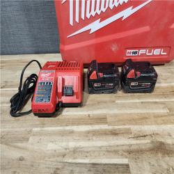 HOUSTON LOCATION - AS-IS Milwaukee FUEL 18V Lithium-Ion Brushless Cordless Hammer Drill and Impact Driver Combo Kit