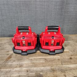HOUSTON LOCATION - AS-IS (2) Milwaukee 48-59-1806 M18 Six Pack Sequential Charger
