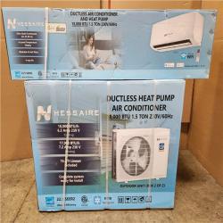 Phoenix Location NEW Hessaire DIY 22.5 SEER2 18,000 BTU Wi-Fi 1.5-Ton Ductless Mini Split Air Conditioner,Heat Pump, Variable Speed Inverter-208V/230V