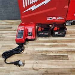 HOUSTON LOCATION - AS-IS (APPEARS LIKE NEW) Milwaukee  FUEL 18V Lithium-Ion Brushless Cordless Hammer Drill and Impact Driver Combo Kit