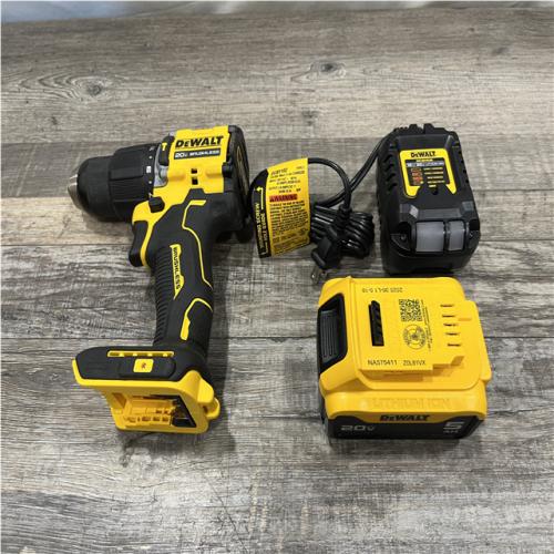 AS-IS DEWALT ATOMIC 20V Lithium-Ion Cordless 1/2 in. Hammer Drill Kit