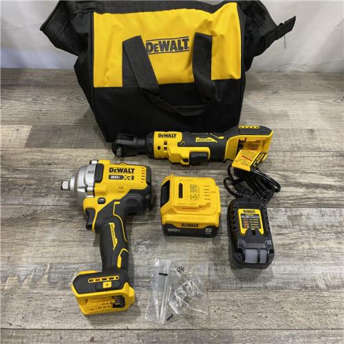 AS-IS DEWALT 20V Lithium-Ion Cordless 2-Tool Combo Kit