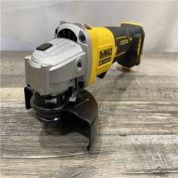 AS-IS DEWALT 20V MAX Cordless Brushless 4-1/2 in. Angle Grinder with Paddle Switch (Tool Only)