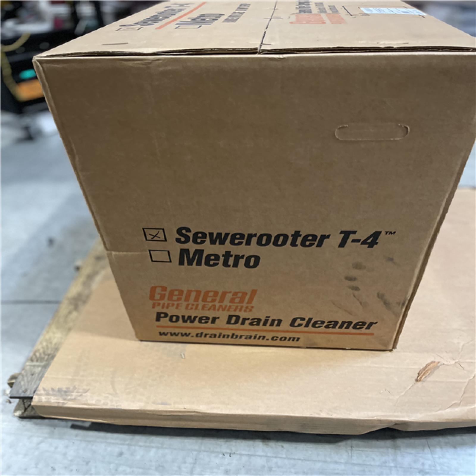 DALLAS LOCATION - General Sewerooter T-4 Drain Cleaner W/ 100 Ft. X 9/16 In. Cable