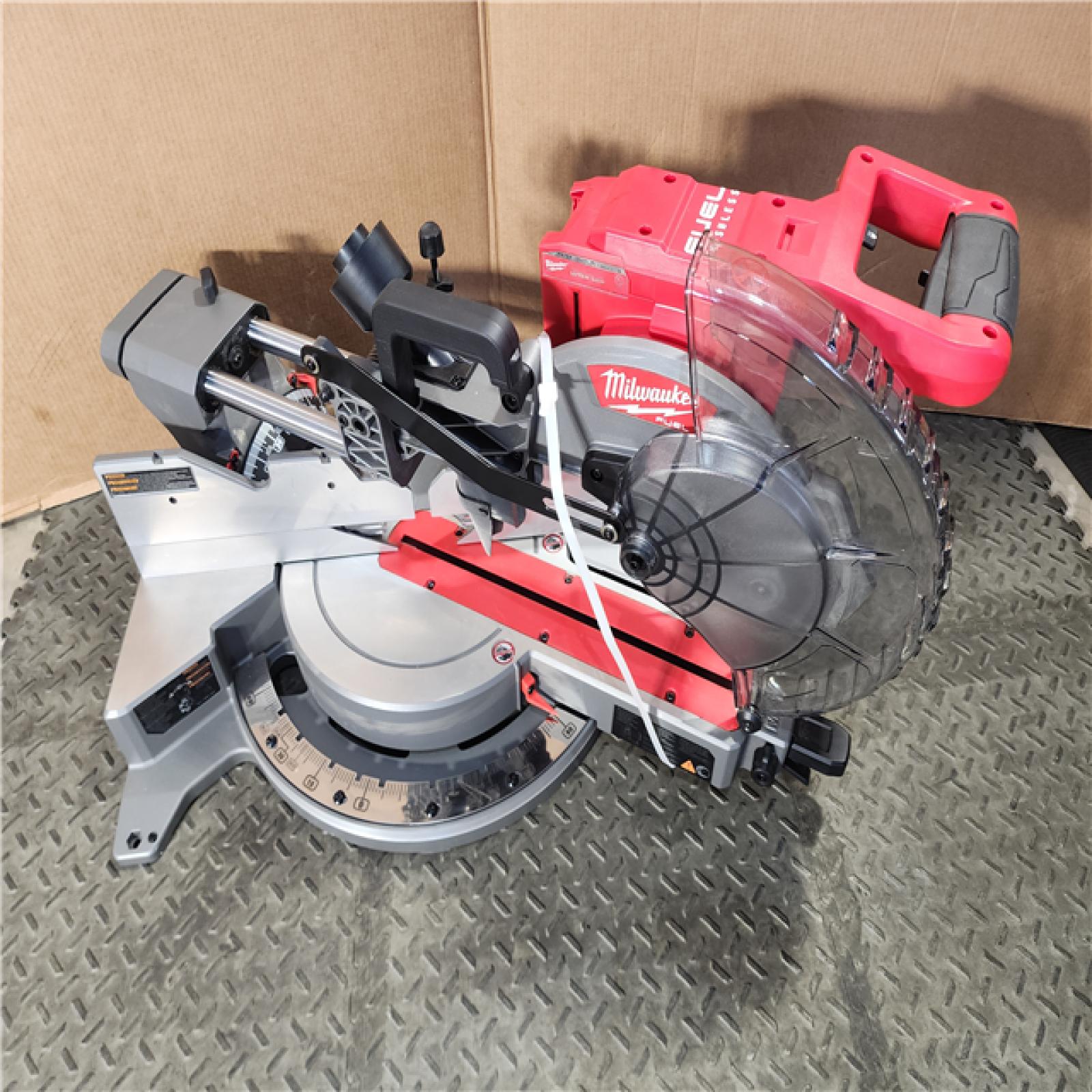 HOUSTON LOCATION - AS-IS M18 FUEL 18V Lithium-Ion Brushless Cordless 12 in. Dual Bevel Sliding Compound Miter Saw (Tool-Only)