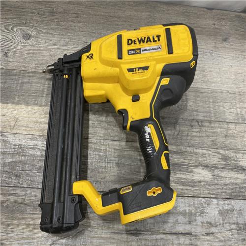 AS-IS DEWALT 20V MAX XR Lithium-Ion Electric Cordless 18-Gauge Brad Nailer (Tool Only)