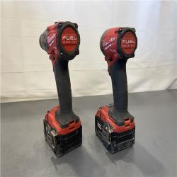 AS-IS - MILWAUKEE FUEL 18V Lithium-Ion Brushless Cordless Hammer Drill and Impact Driver Combo Kit