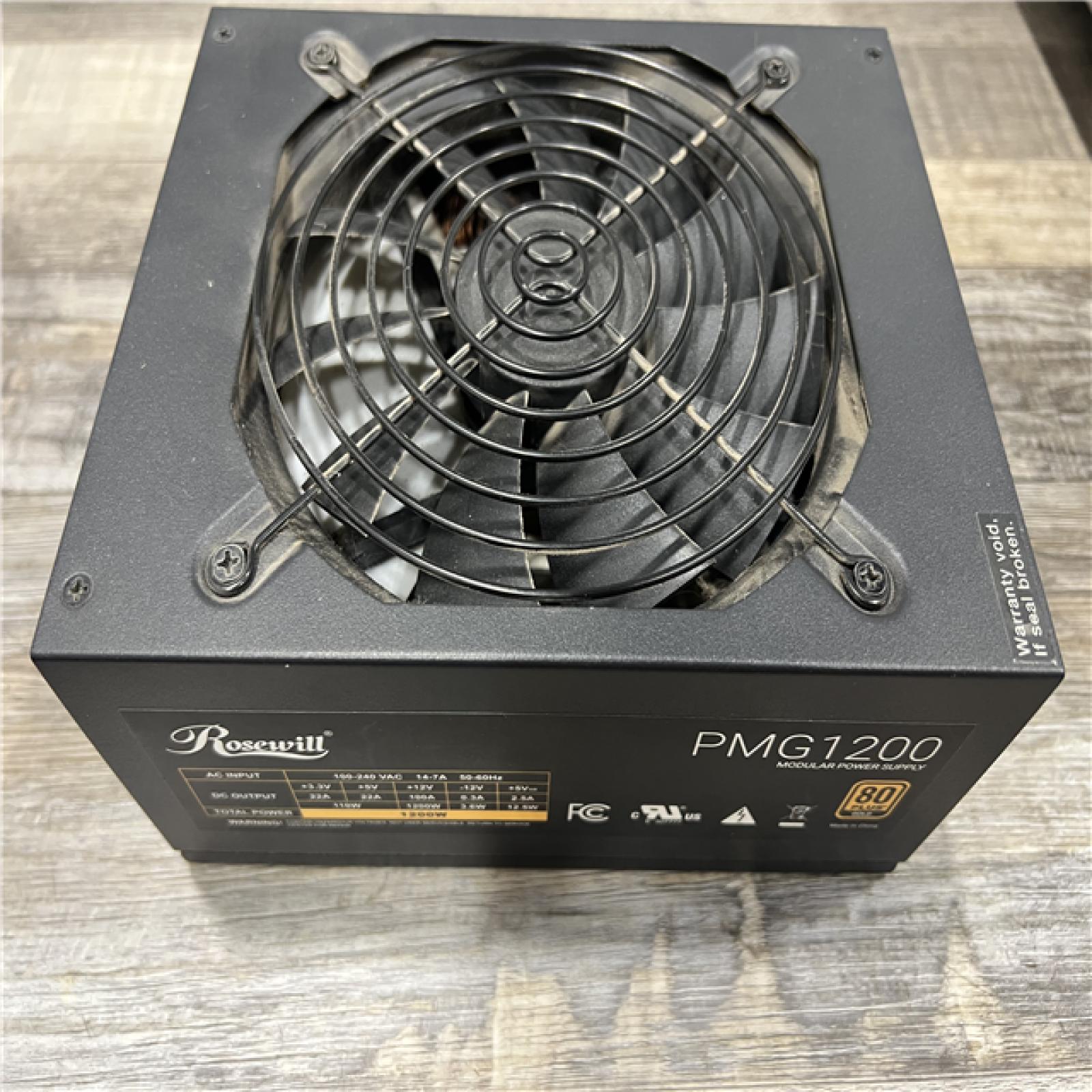AS-IS Rosewill PMG1200 1200W 80 Plus Gold ATX Full Modular Gaming Power Supply