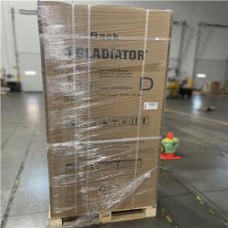 DALLAS LOCATION- NEW! Gladiator Flex 78in W x 75 in H x 19in D Pre-Assembled 24 Gauge Welded Steel 5-Piece Garage System in Silver Tread (2 SETS)