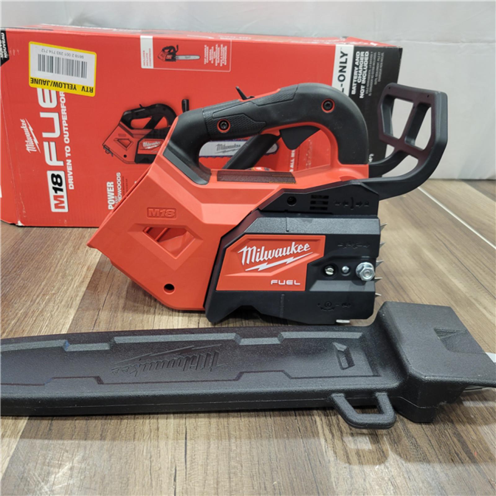 AS-IS Milwaukee M18 FUEL 16  18V Li-Ion Brushless Cordless Chainsaw Tool-Only 2727-20