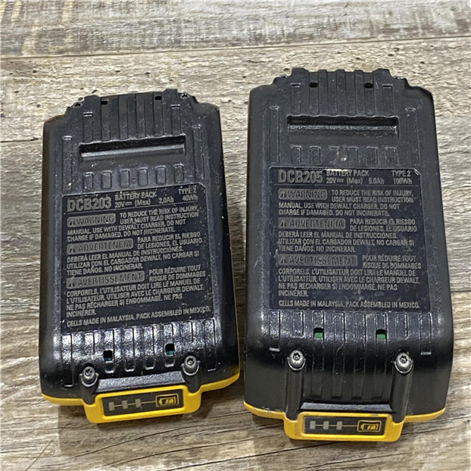 AS-IS DEWALT ATOMIC 20V MAX Lithium-Ion Cordless 2-Tool Combo Kit