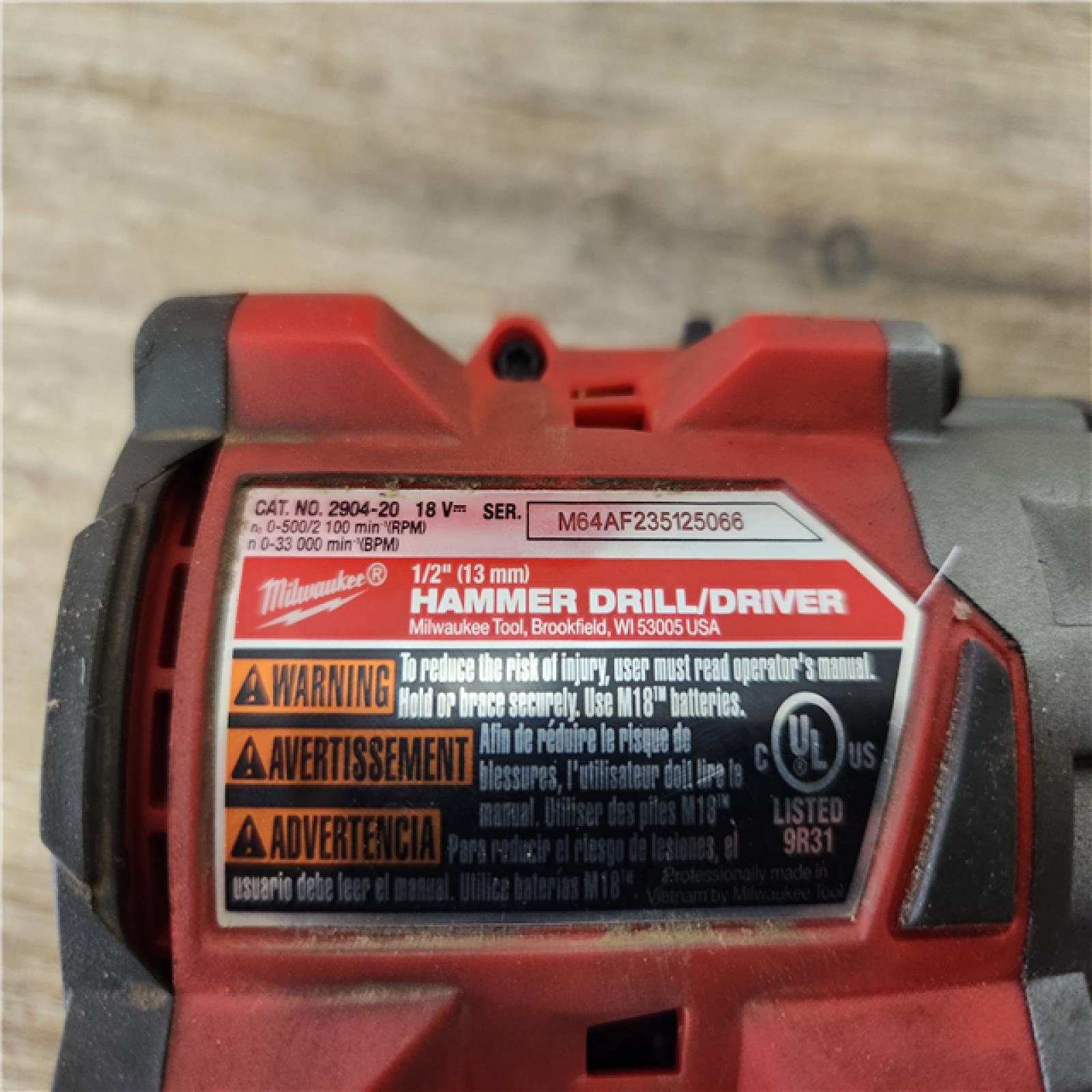 Phoenix Location Milwaukee M18 FUEL 18V Lithium-Ion Brushless Cordless 1/2 in. Hammer Drill/Driver (Tool-Only)