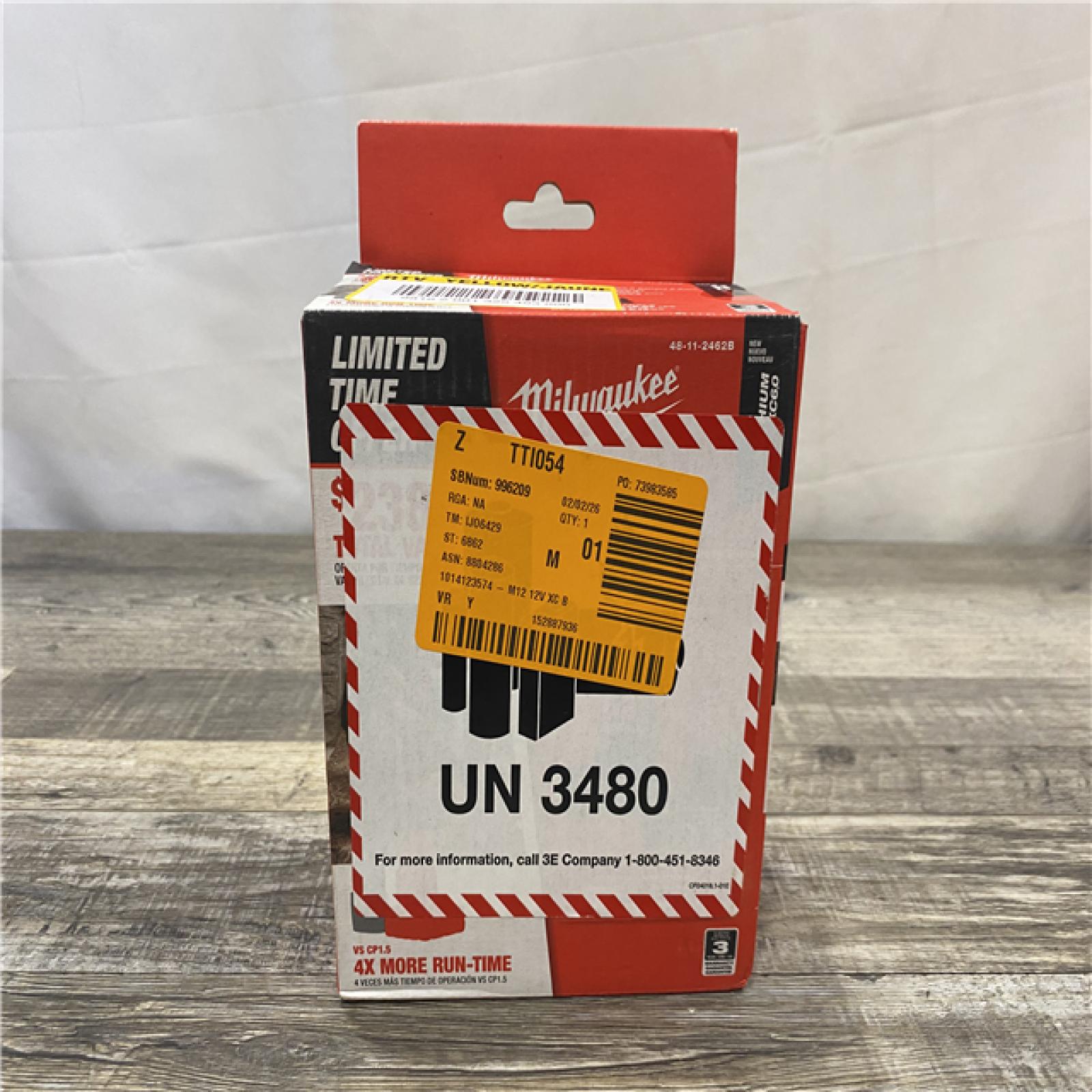 NEW - Milwaukee 12V Lithium-Ion XC Extended Capacity Battery Pack 6. 0Ah (2-Pack)