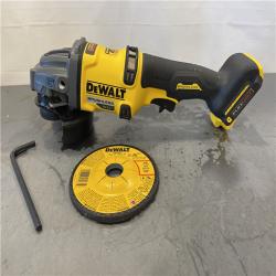 AS-IS - DEWALT FLEXVOLT 60V MAX Cordless Brushless 4.5 in. to 6 in. Small Angle Grinder with Kickback Brake
