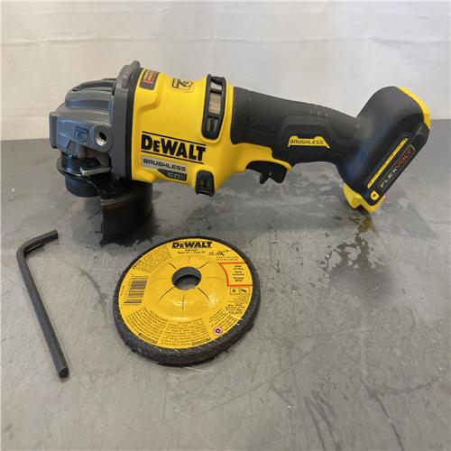 AS-IS - DEWALT FLEXVOLT 60V MAX Cordless Brushless 4.5 in. to 6 in. Small Angle Grinder with Kickback Brake