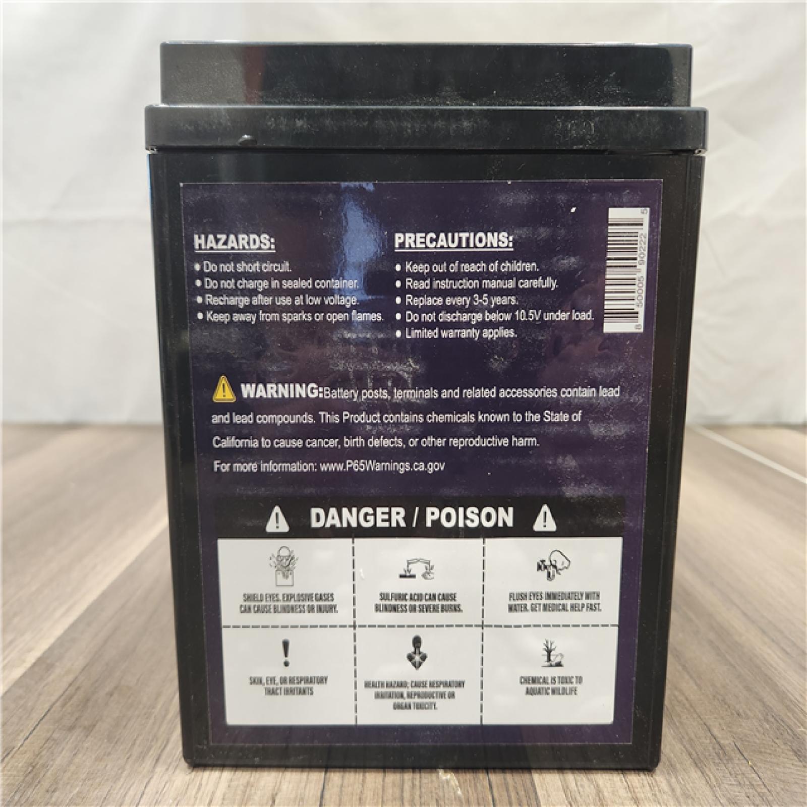 AS-IS - MIGHTY MAX BATTERY 12-Volt 30 Ah 385 CCA AGM Sealed Lead Acid (SLA) Powersport Battery