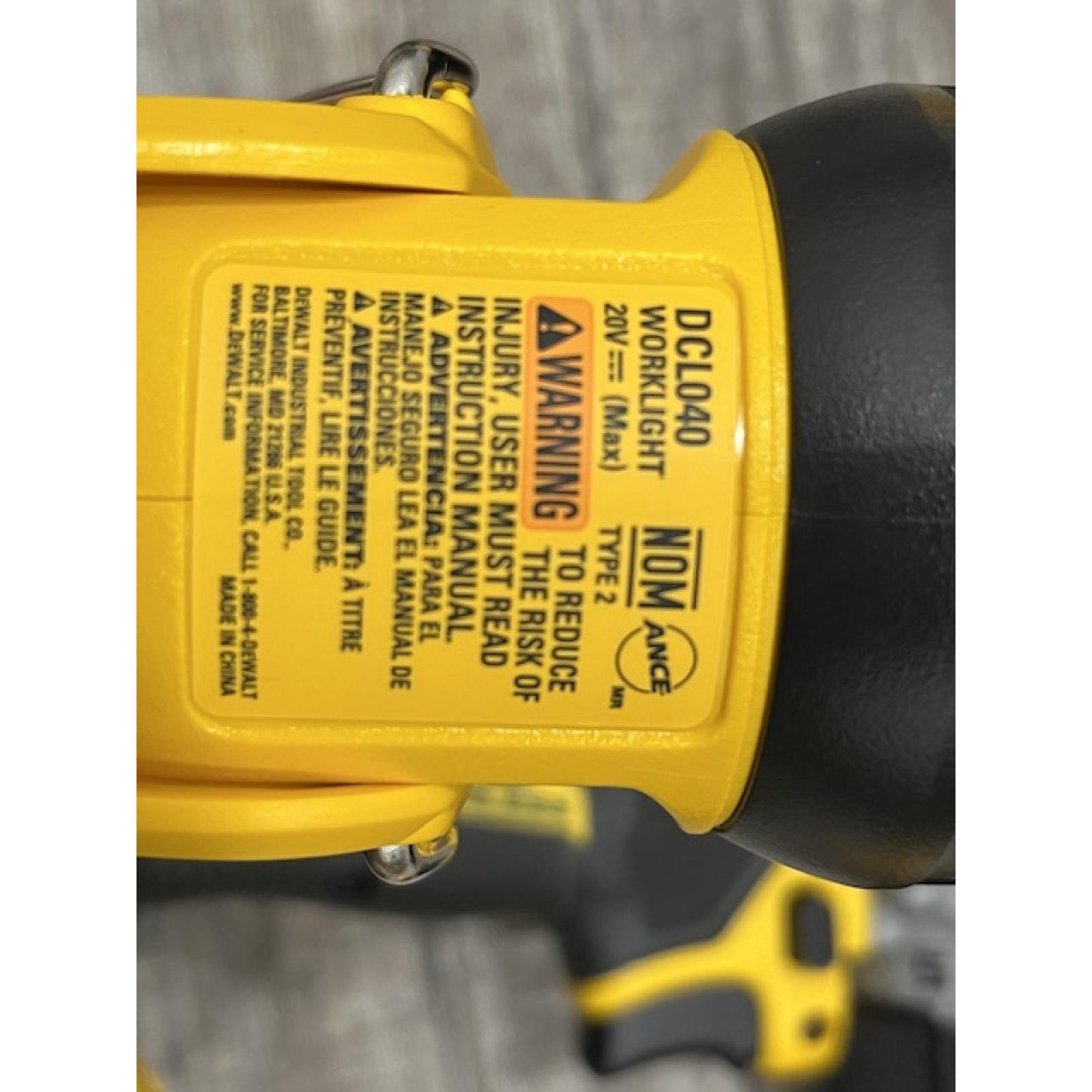 AS-IS Dewalt DCK449E1P1 20V MAX XR Brushless Lithium-Ion 4-Tool Combo Kit with (1) 1.7 Ah and (1) 5 Ah Battery