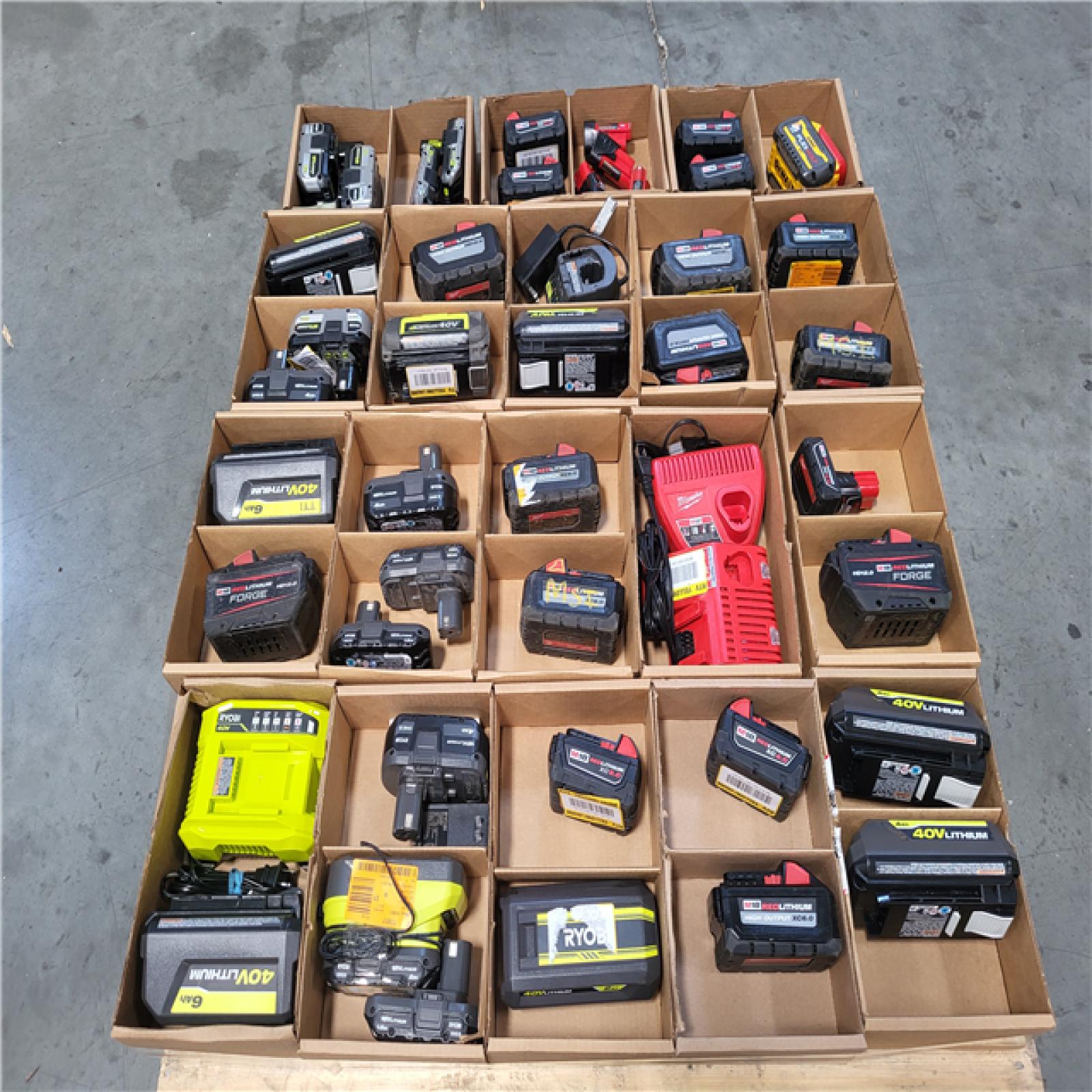 CALIFORNIA AS-IS BATTERY PALLET