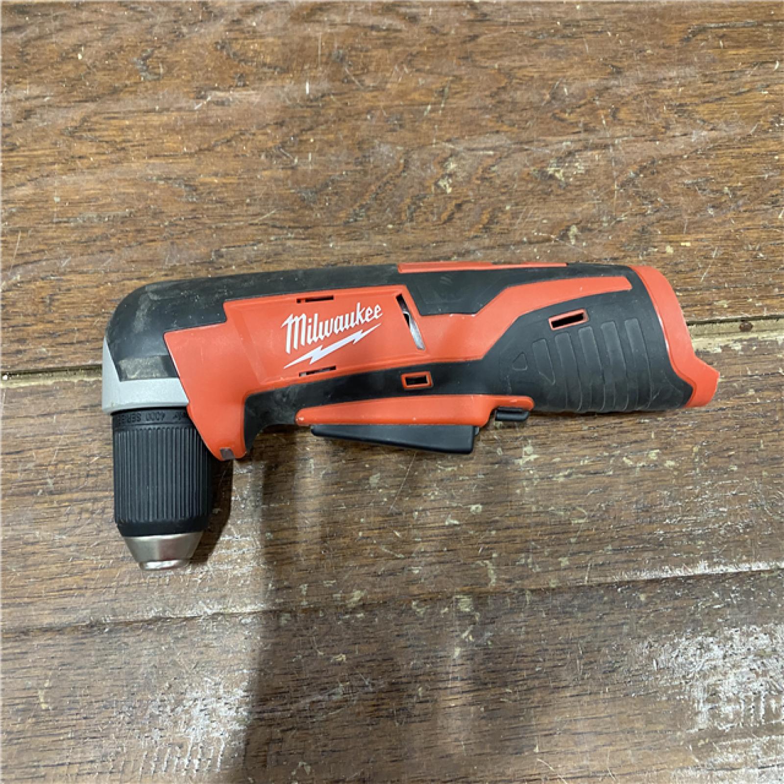 AS-IS Milwaukee M12 12V Lithium-Ion Cordless 3/8 in. Right Angle Drill (Tools-Only) (LOT OF 2)