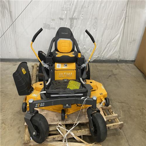 Houston Location - AS-IS Outdoor Power Equipment CUB CADET Z2 60 SIT DOWN MOWER