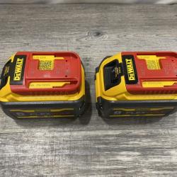 AS-IS DEWALT FLEXVOLT 20V/60V MAX Lithium-Ion 6.0Ah Battery Pack (2 Pack)