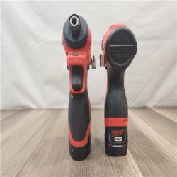 AS-IS- Milwaukee M12 Cordless Brushless 2 Tool Combo Kit